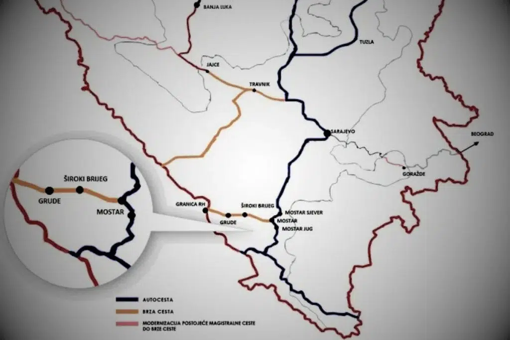 Raspisan natječaj za izgradnju prve faze brze ceste od Pologa do Gruda