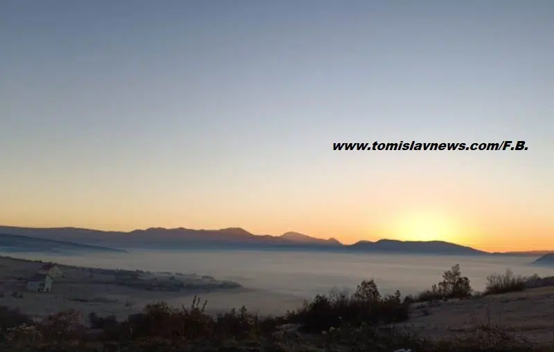 VIDEO: DOBRO vam umjereno vedro i prohladno jutro iz Tomislavgrada!