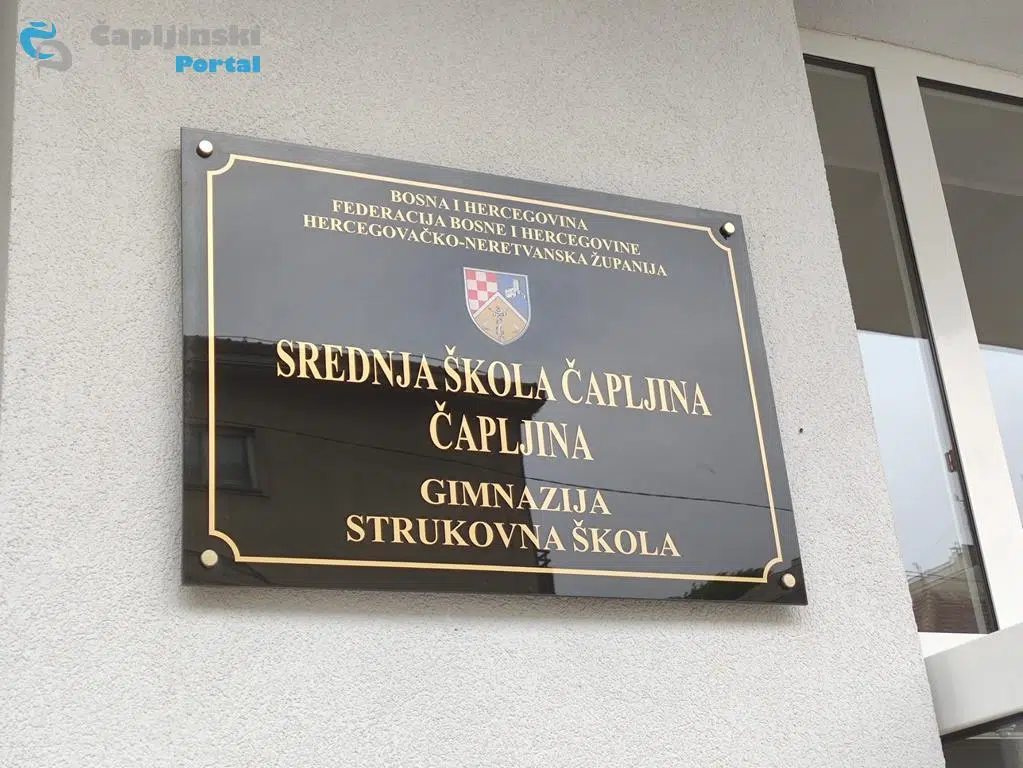 Srednja škola Čapljina: Ulazak roditelja samo uz najavu, osobni dokument i u ograničenom vremenu