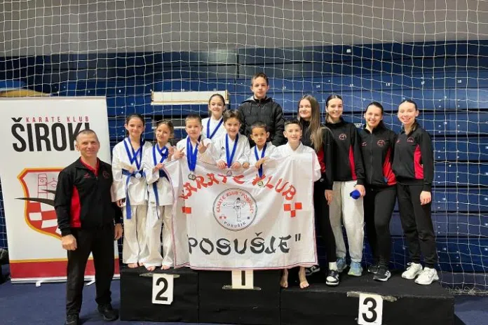 Karate klub Posušje osvojio 14 medalja na ligi u Širokom