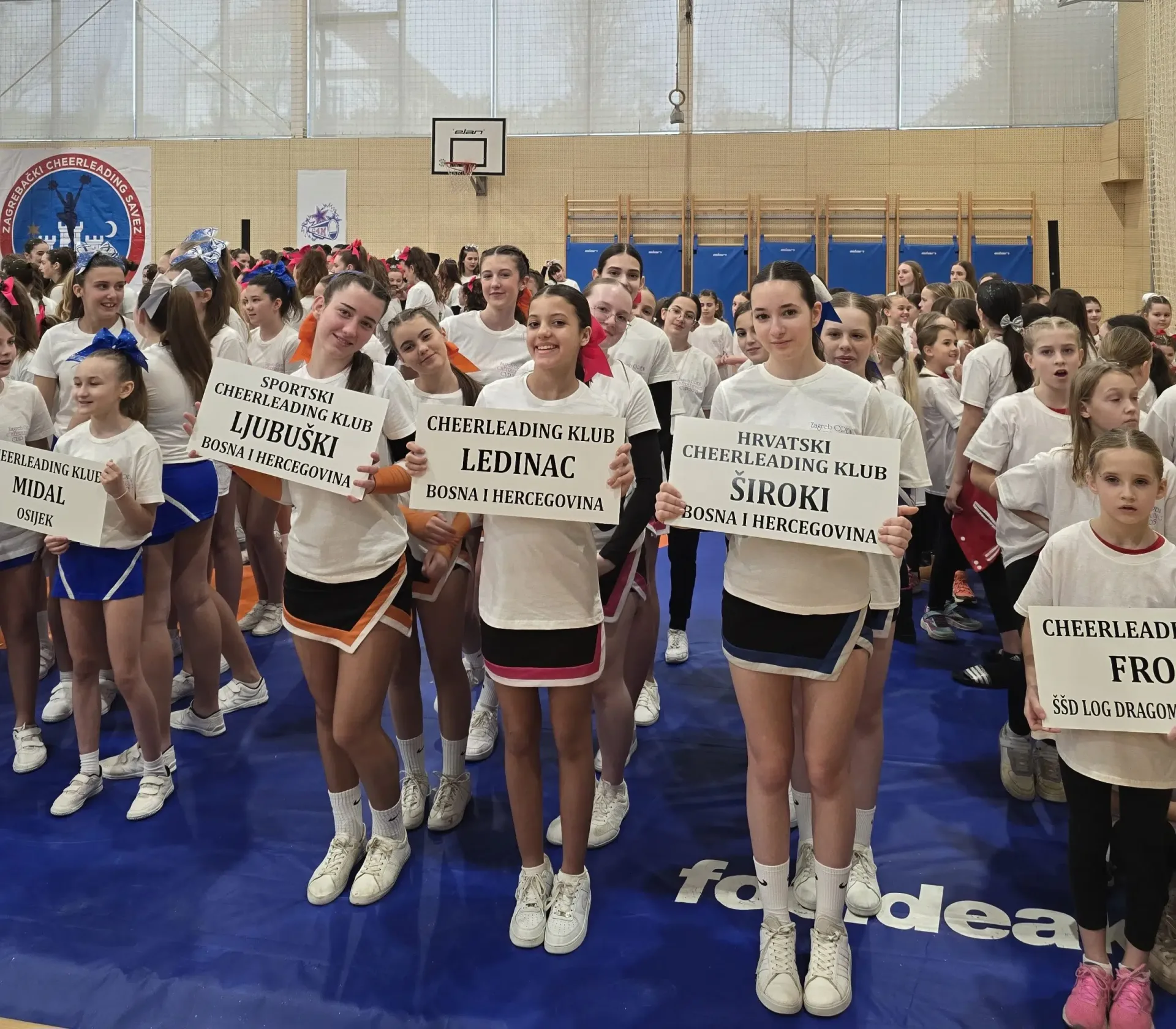 Cheerleading klub Ledinac prvi put nastupio na natjecanju izvan BiH