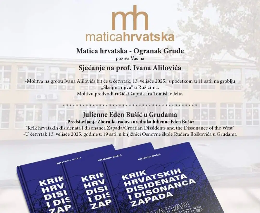 Sjećanje na prof. Ivana Alilovića i predstavljane Zbornika radova Julienne Eden Bušić