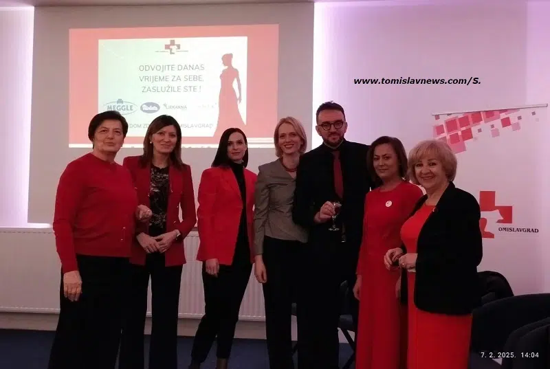 FOTO/VIDEO: U Hotelu “Tomislav” u Tomislavgradu održana je edukativna kampanja Dan crvenih haljina