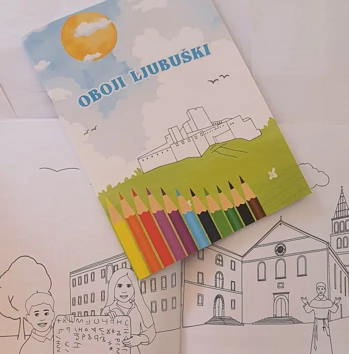 Iz tiska izišla prva bojanka o Ljubuškom