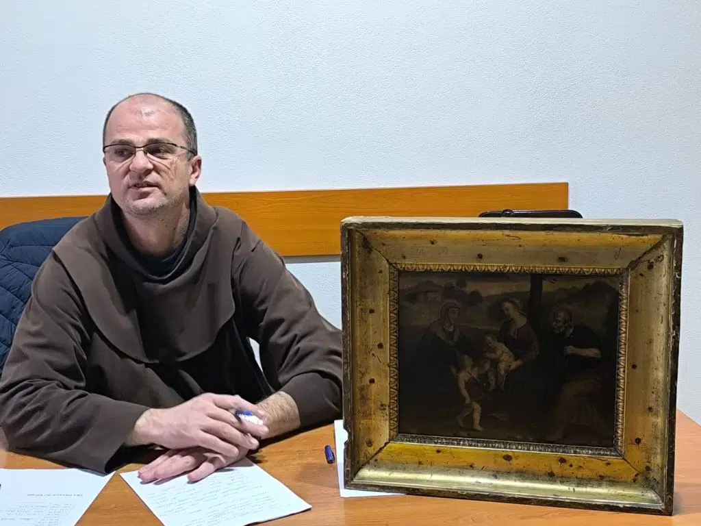 Franjevački samostan u Tomislavgradu primio vrijedan zavjetni dar – umjetničku sliku iz 16. stoljeća!