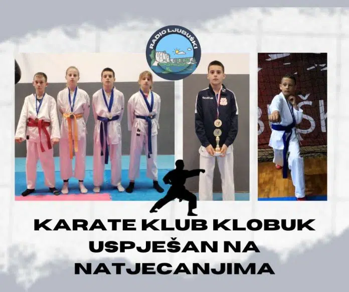 Karate klub Klobuk uspješan na natjecanjima