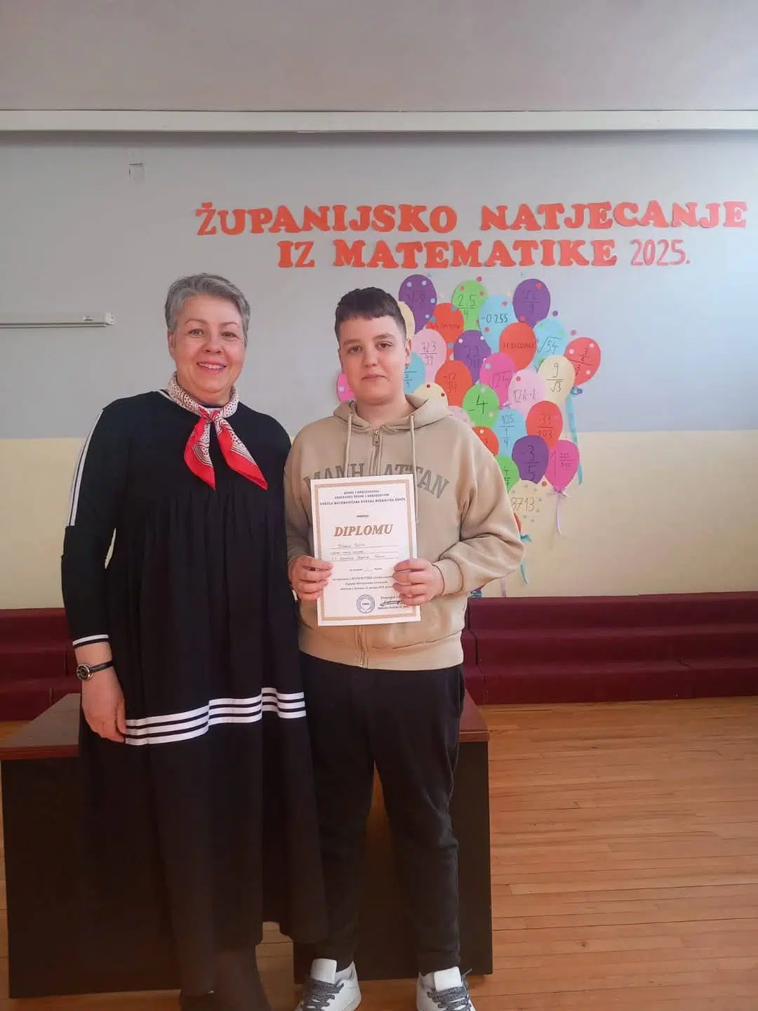 Mihael Njavro pobjednik županijskog natjecanja u matematici
