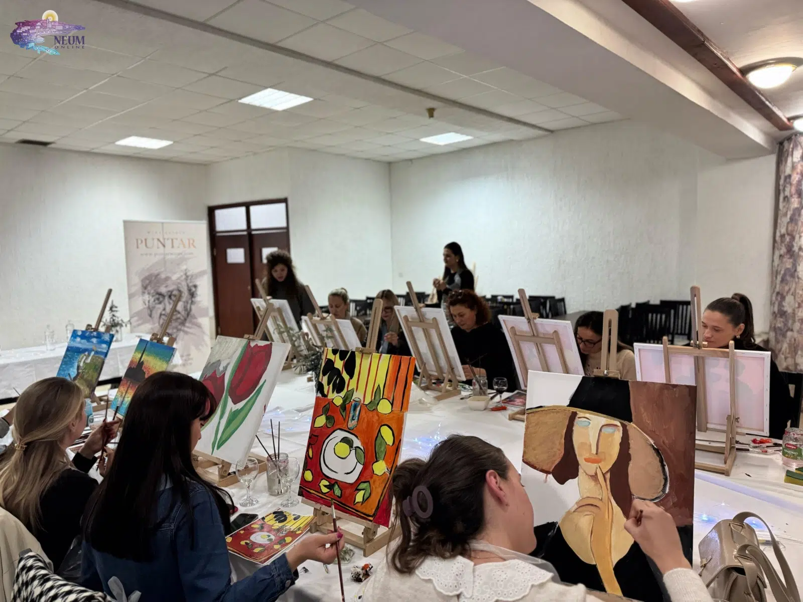 FOTO: U odličnoj atmosferi održana još jedna Art&Wine radionica