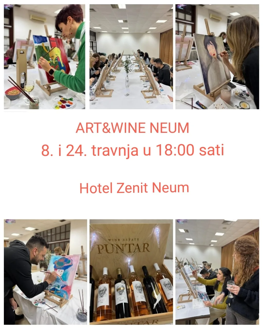 NAJAVA: Dva nova termina za Art&Wine radionice u Neumu