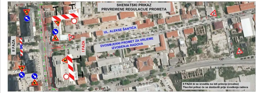 Obavijest o regulaciji prometa: Od utorka nova prometna pravila kod hotela Ero