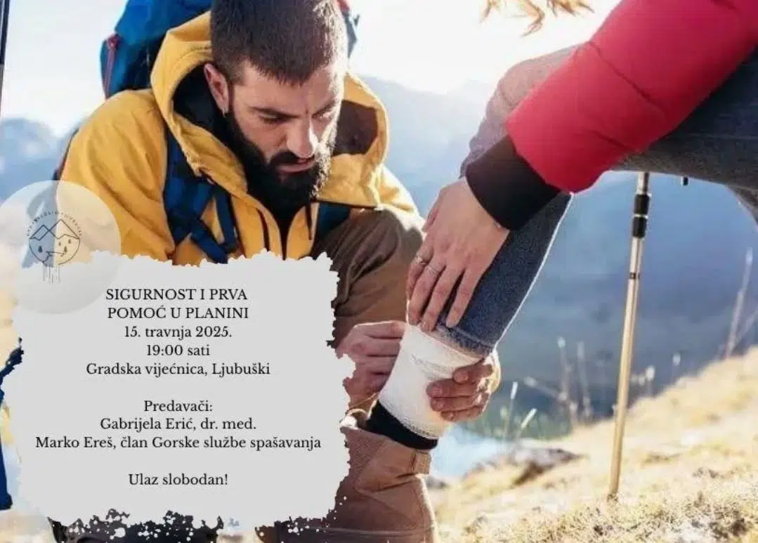 Predavanje “Sigurnost i prva pomoć u planini” u organizaciji HPD-a Vrlosinj Ljubuški