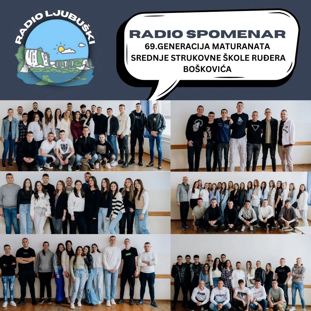 Video/Radio spomenar: Ljubuški maturanti u eteru