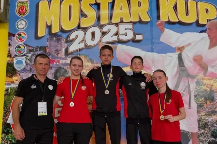 Karate klub Posušje osvojio šest medalja na Mostar KUP-u