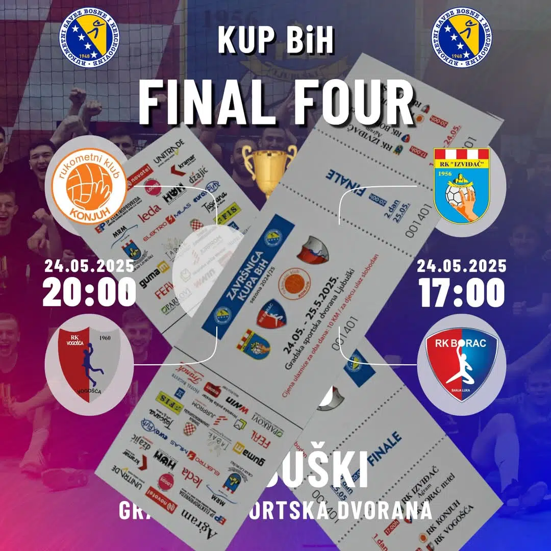 RK Izviđač Agram: Ulaznice za završni turnir Kup-a BIH u prodaji