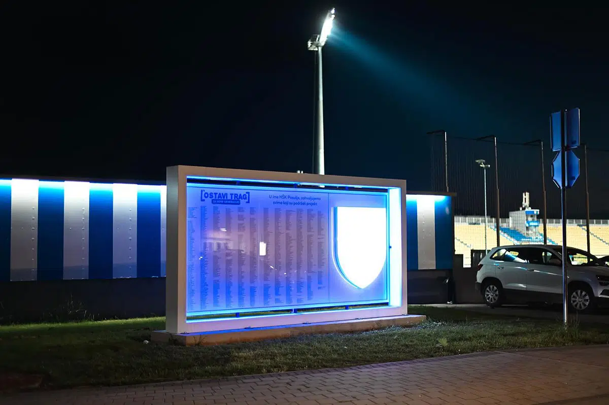 HŠK Posušje obilježio završetak projekta postavljanjem Ploče zahvale