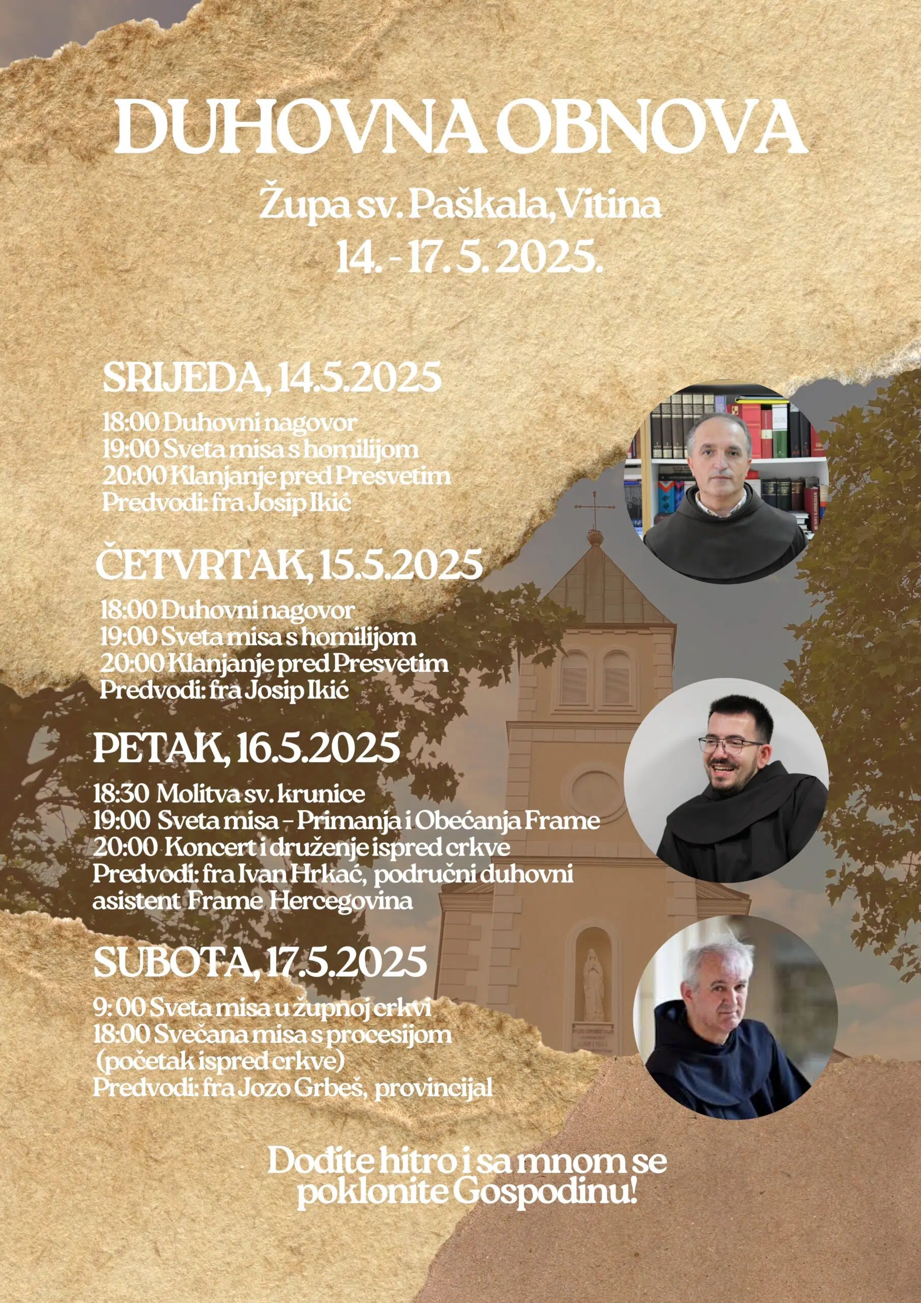 Duhovna obnova u Župi sv. Paškala – Vitina