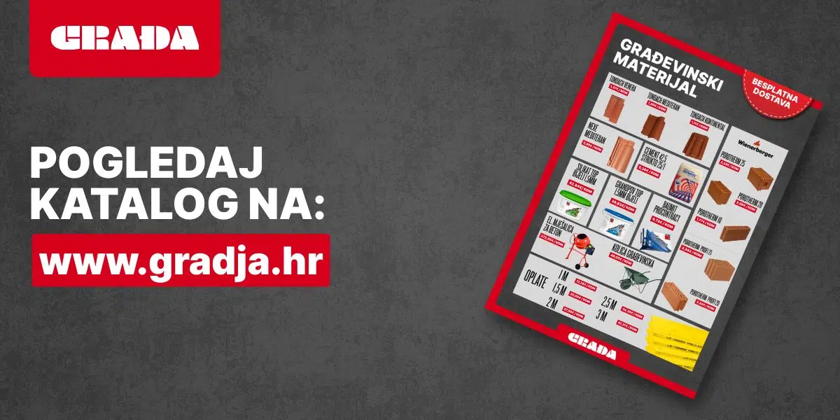 Građevinska akcija godine! Sniženja na materijale, crijepove i sve za vaš projekt!