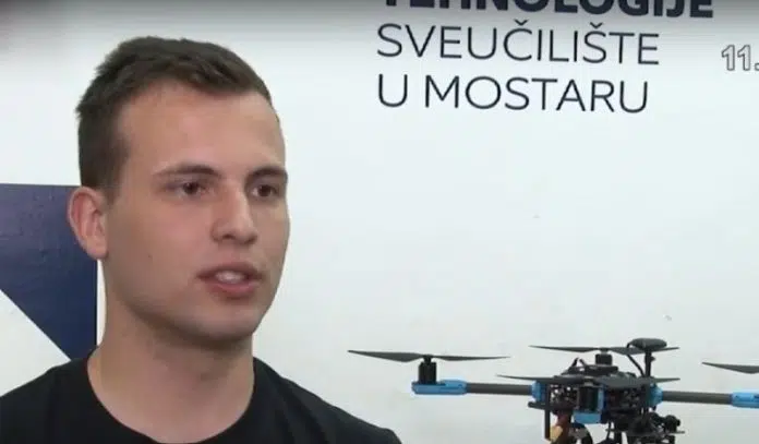 Mostarski studenti na čelu s Blažom Perićem osmislili dron za