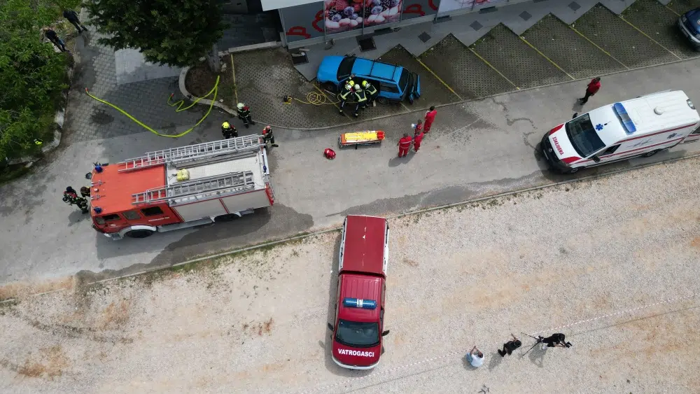 Službe općine Čitluk za žurno djelovanje pokazale koordiniranost u zahtjevnoj vježbi