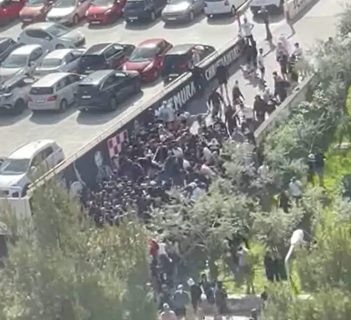 VIDEO: Tučnjava Torcide i BBB-a u Splitu uoči derbija. Više