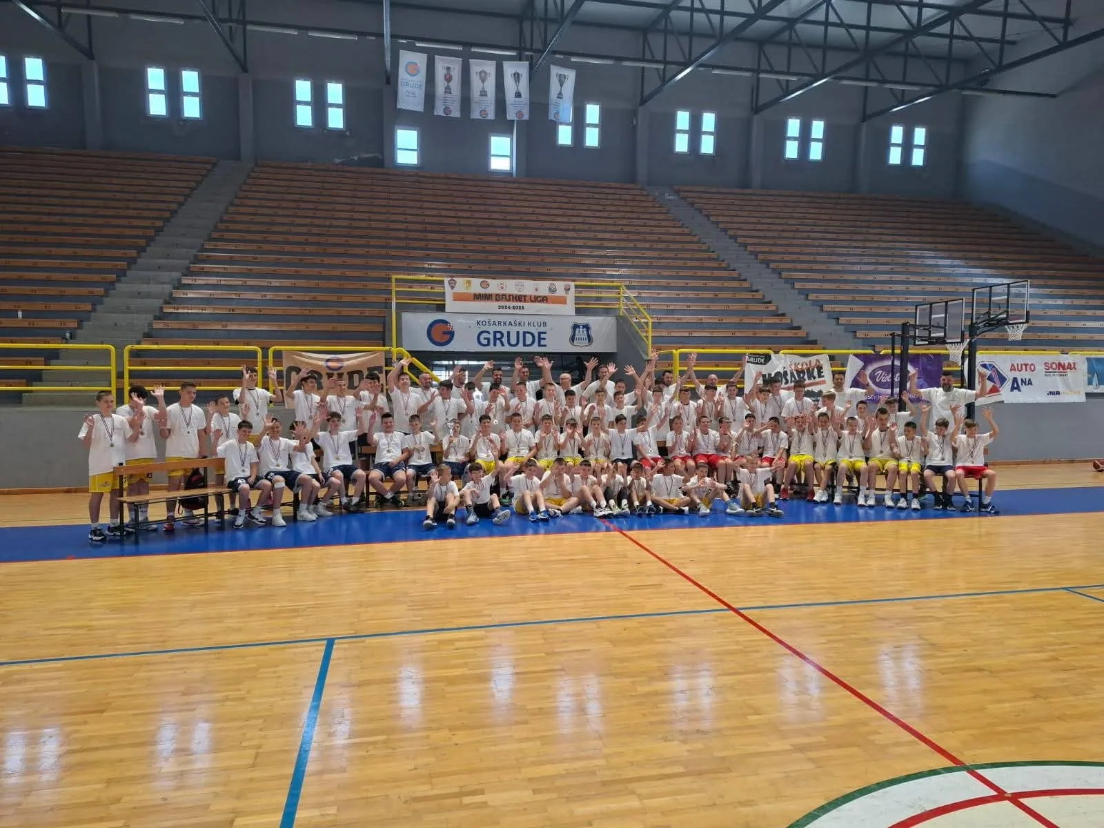 Završena MINI BASKET LIGA: Mladi Gruđani ponovo najbolji 