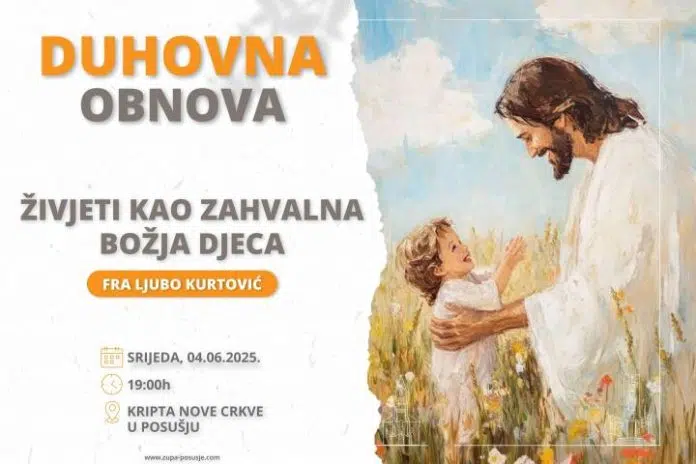 Mjesečna duhovna obnova u Posušju pod vodstvom fra Ljube Kurtovića