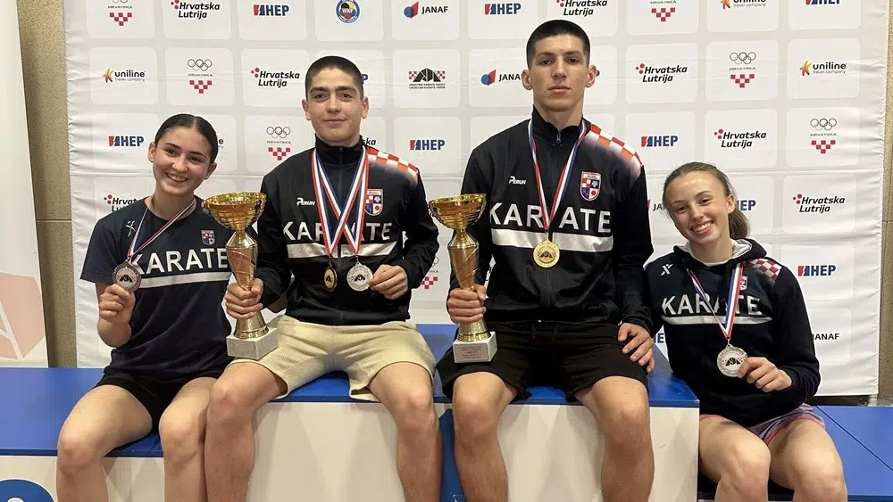 Karate klub Brotnjo-Hercegovina s dva prvaka i pet finala na Prvenstvu Hrvatske
