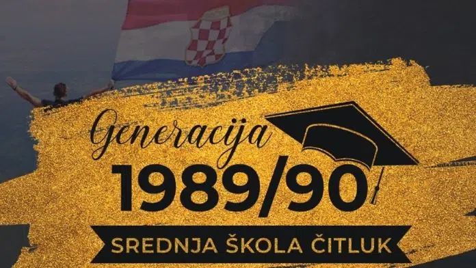 Obavijest o proslavi 35. obljetnice mature 13. generacije maturanata SŠ