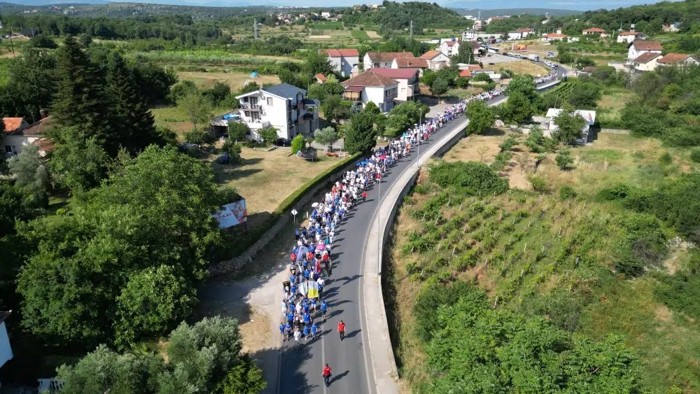 Održano veliko zavjetno hodočašće od Čitluka do Međugorja
