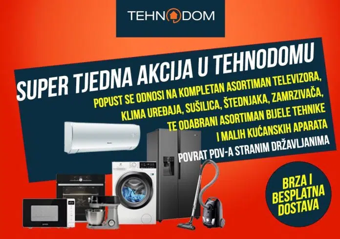 Tehnodom Grude: Super tjedna akcijska ponuda koja se ne propušta