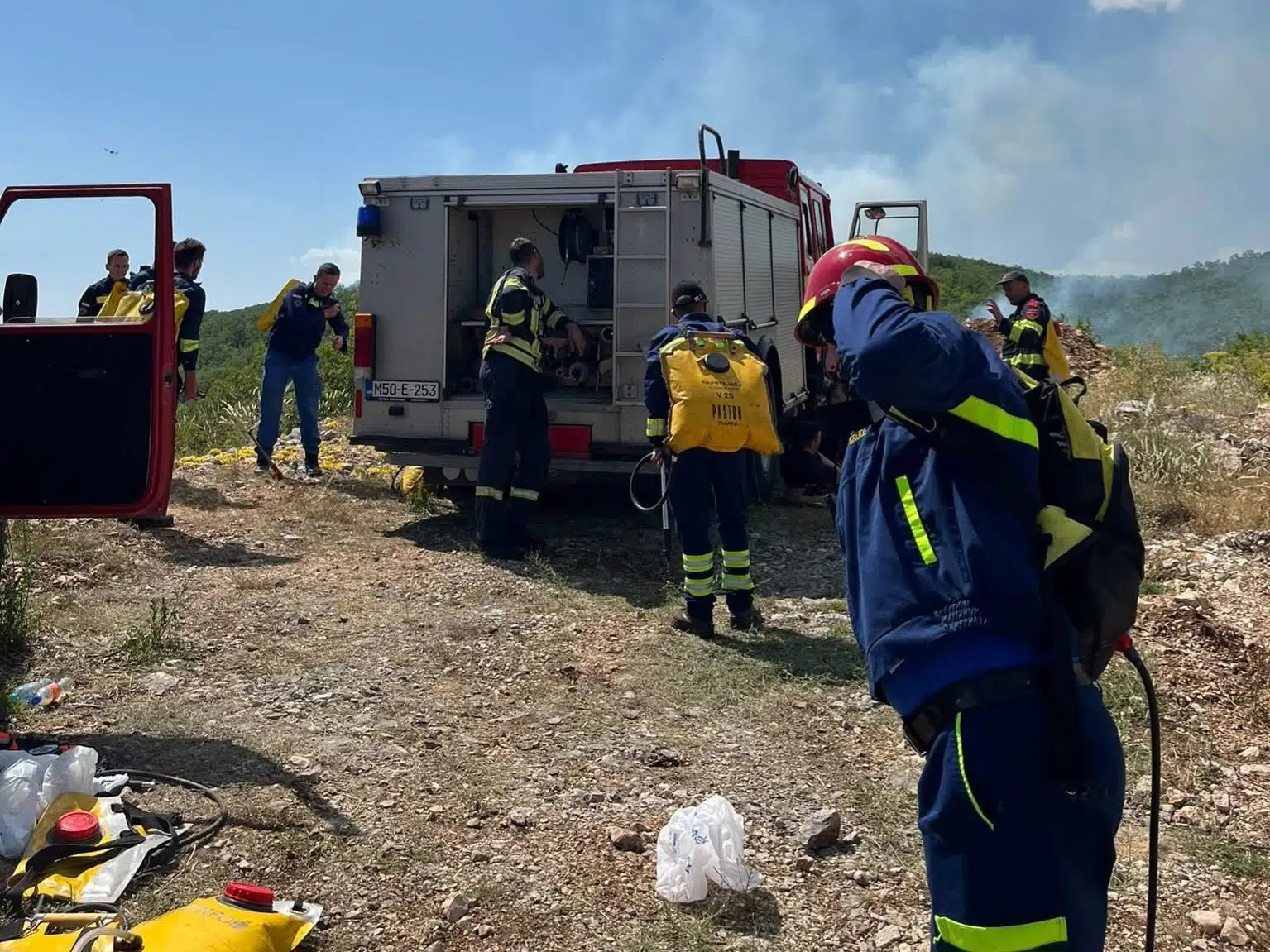 Civilna zaštita ŽZH zahvalila svima koji su pomogli u gašenju požara