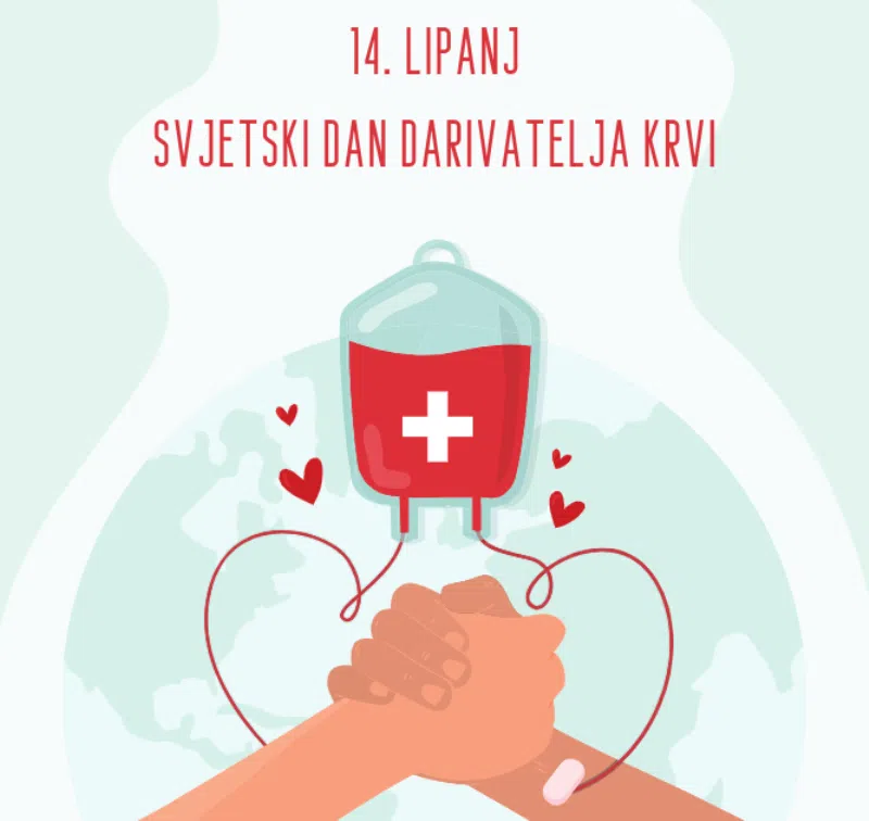 DANAS je Svjetski dan darivatelja krvi, svim darivateljima krvi čestitamo!