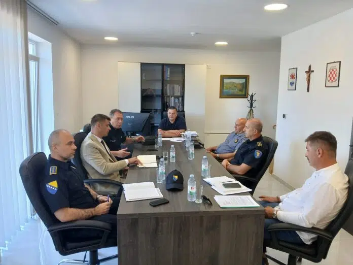 Koordinacijski sastanak načelnika Jurkovića s ministrom MUPA HNŽ, predstavnicima Granične