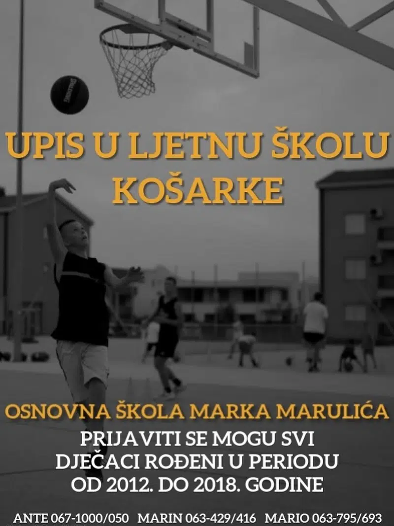 Košarkaški klub Ljubuški vrši upise u Ljetnu školu košarke