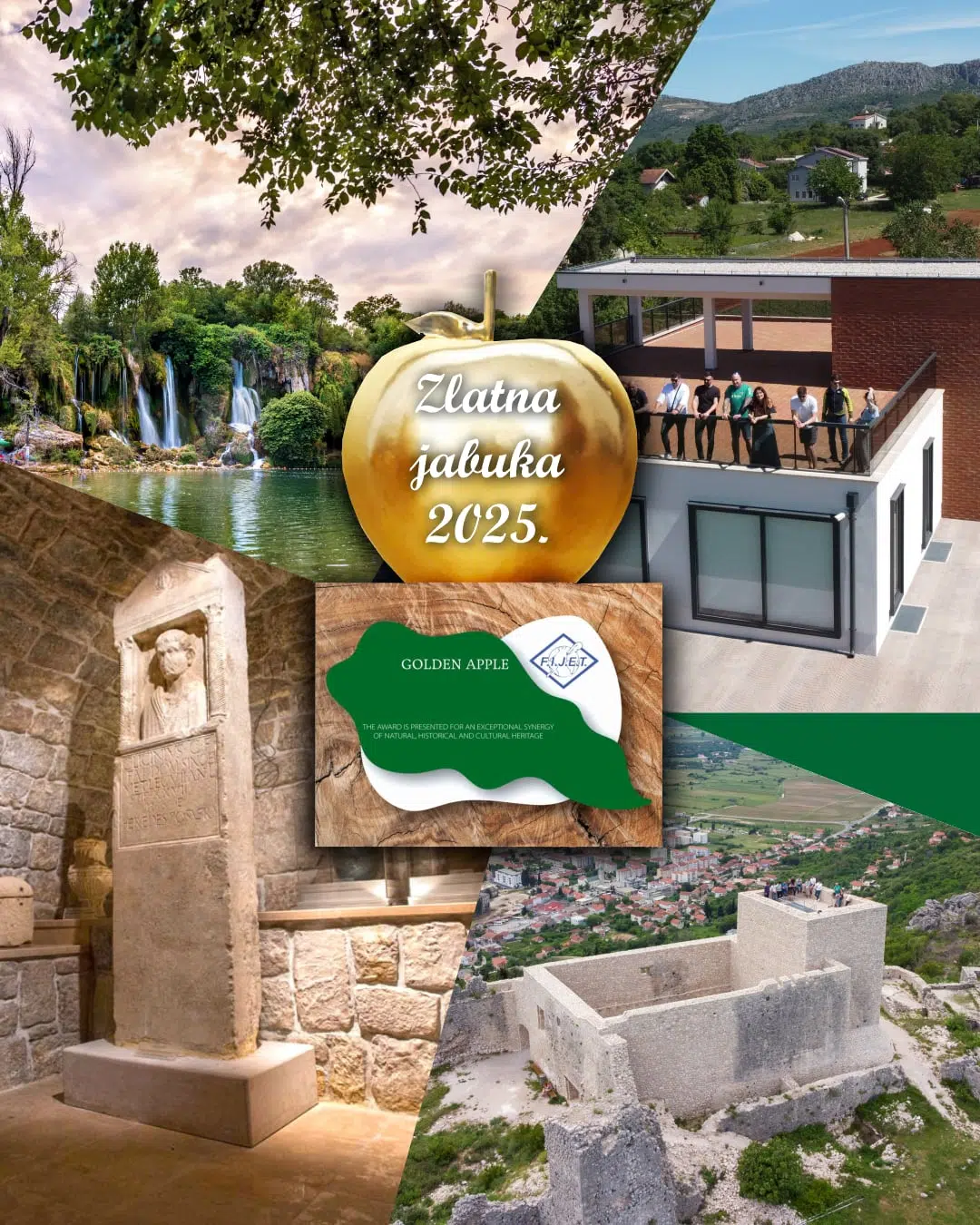 Ljubuški:  Danas svečanost dodjele turističkog Oscara  „Zlatne jabuke“