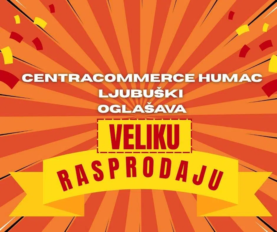 Nemojte propustiti veliku rasprodaju u Centracommercu!