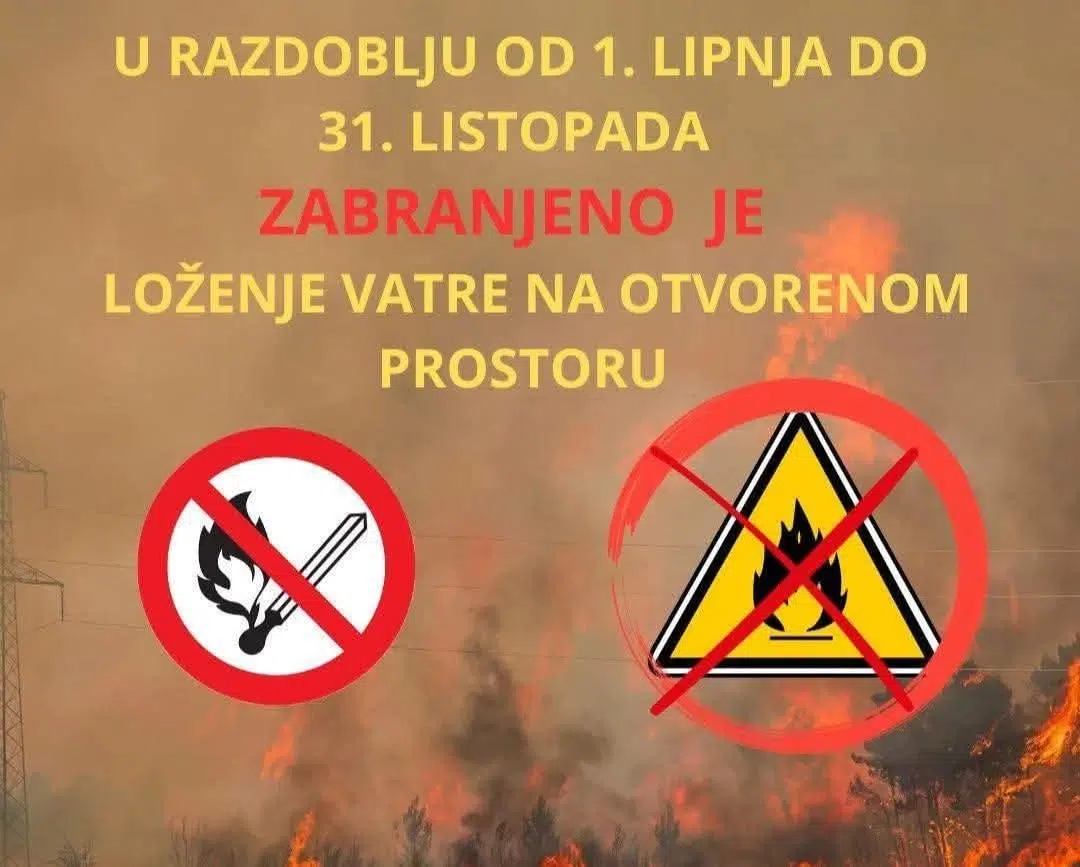 Vatrogasci upozoravaju: Ne ložite vatru na otvorenom prostoru u ljetnom periodu