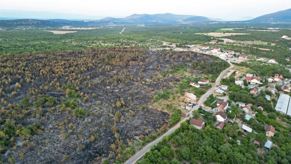 Pogledajte prizore Ljubuškog nakon velikog požara