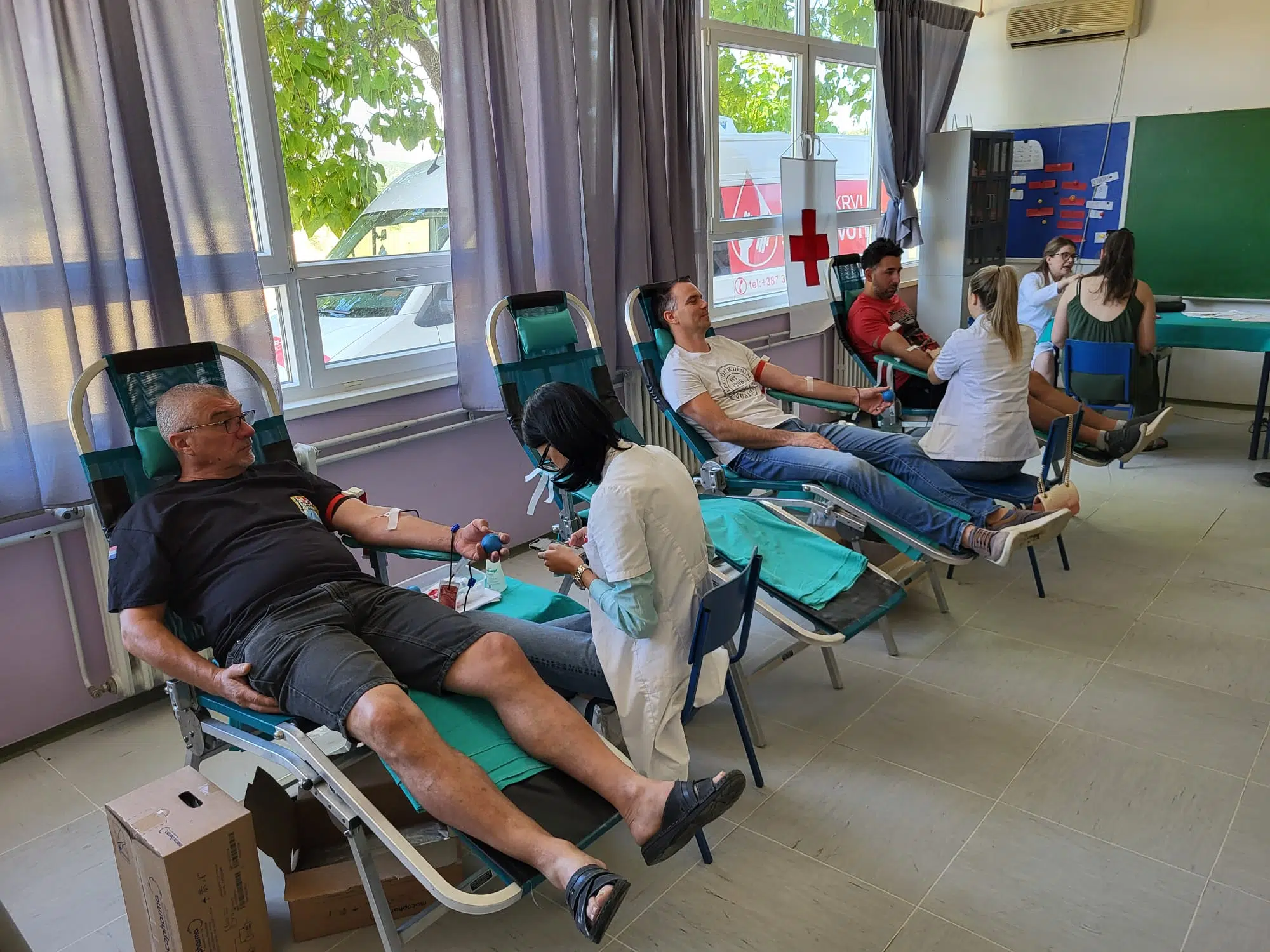 FOTO | Trebižat: Prikupljeno 26 doza krvi; nagrađeni Čapljinci s najviše darivanja krvi