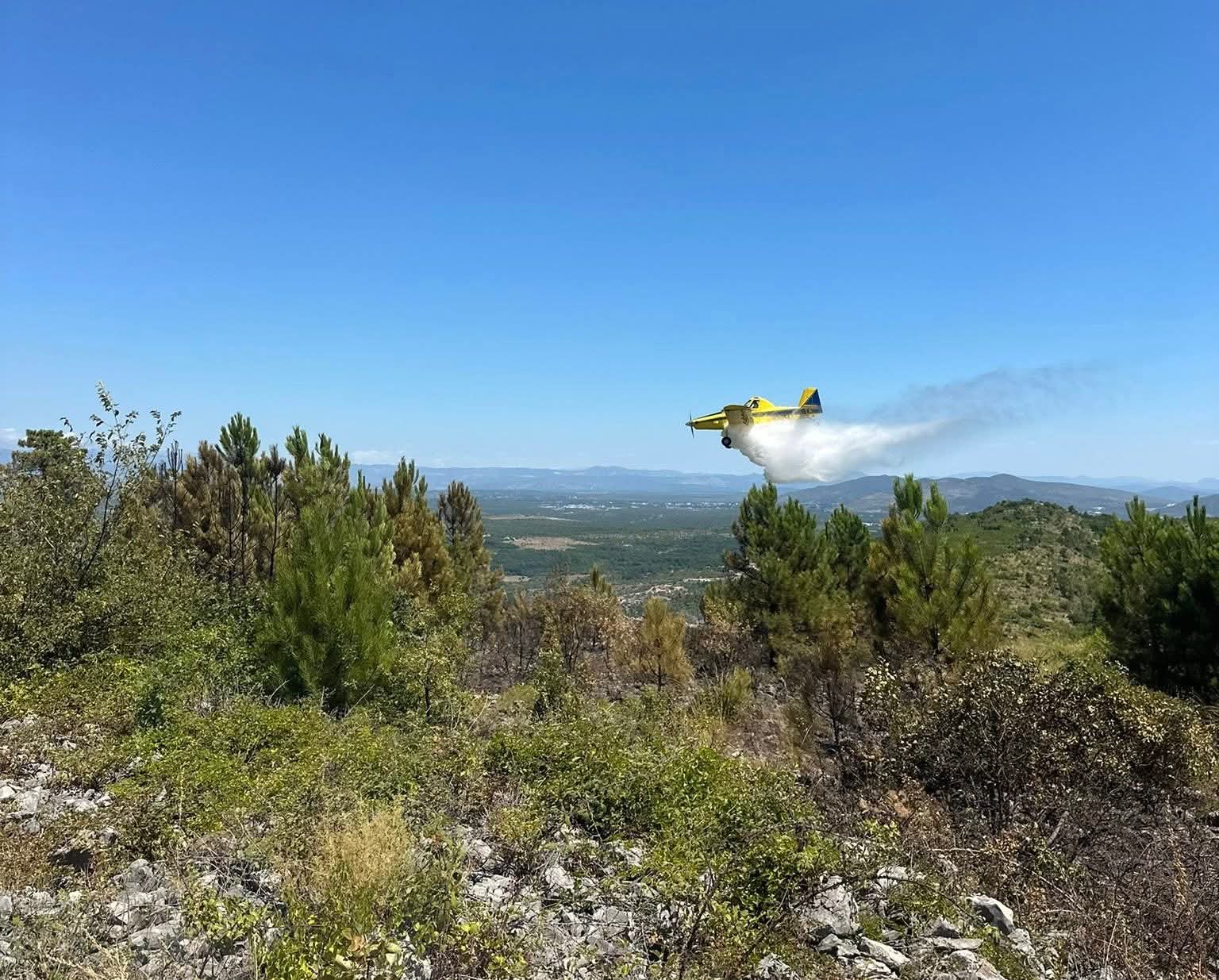 Požar na Mrljanovcu gasi i Air Tractor