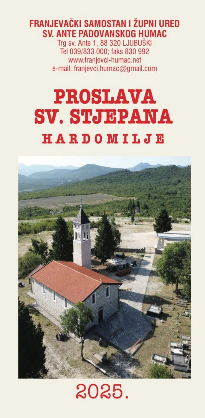Hardomilje: Trodnevnica i svetkovina svetog Stjepana
