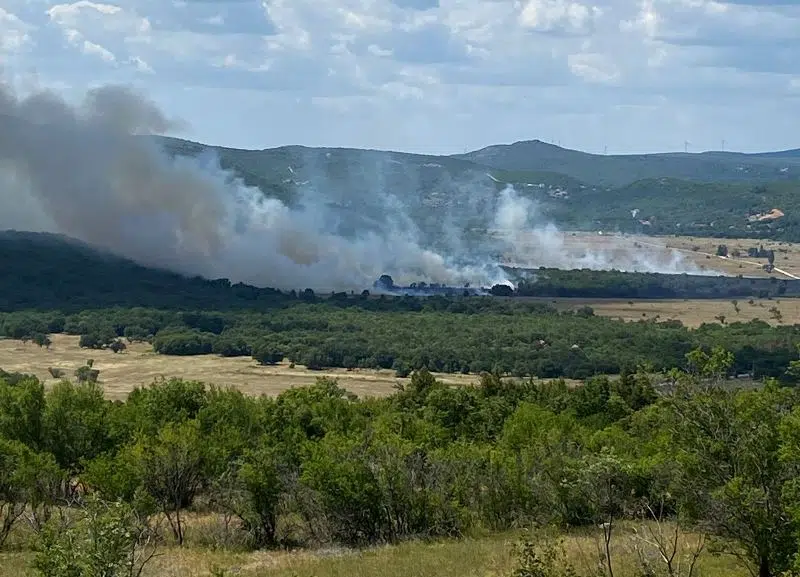 VIDEO/FOTO: DANAŠNJI požar u Vinici-opomena za sve!