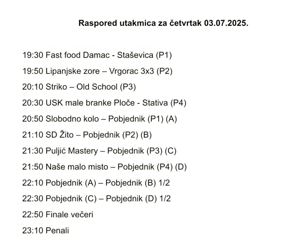 Danas četvrta večer 5. Futsal 3×3 Ljubuški, pogledajte što nas očekuje u nastavku turnira