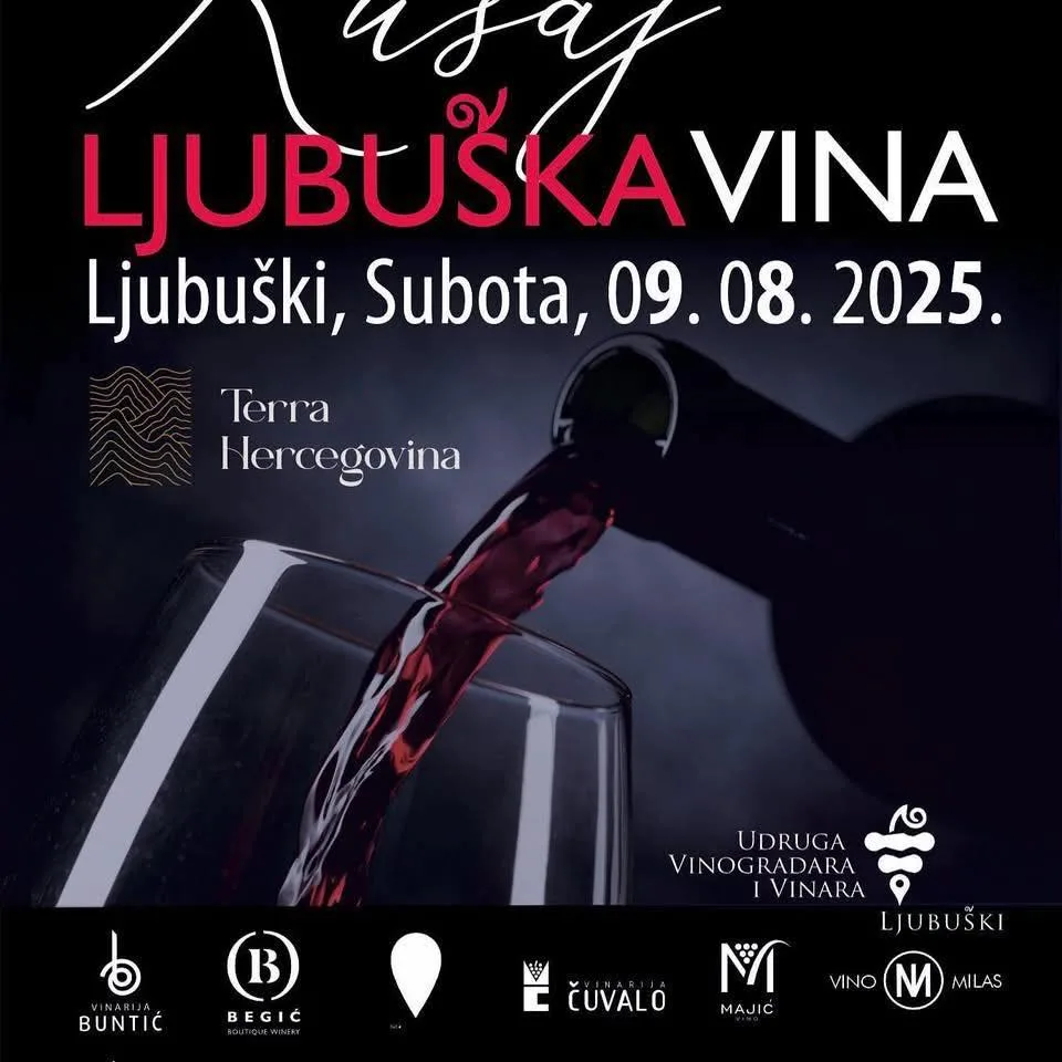 Najava: „Kušaj ljubuška vina“ u subotu 9. kolovoza