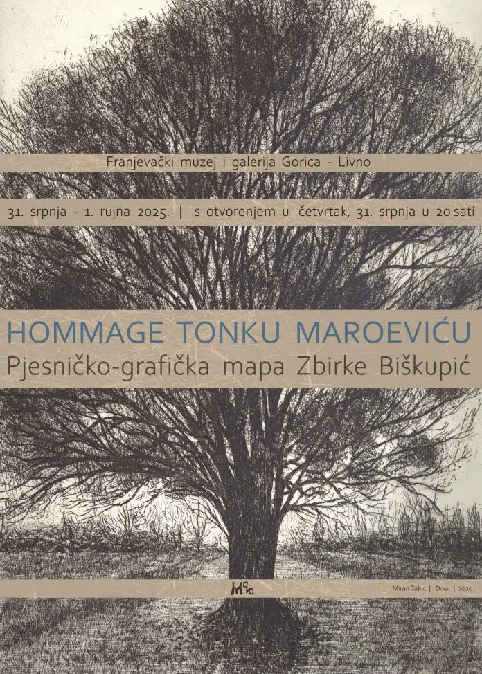 Predstavljanje pjesničko-grafičke mape ‘Hommage Tonku Maroeviću’ u Livnu
