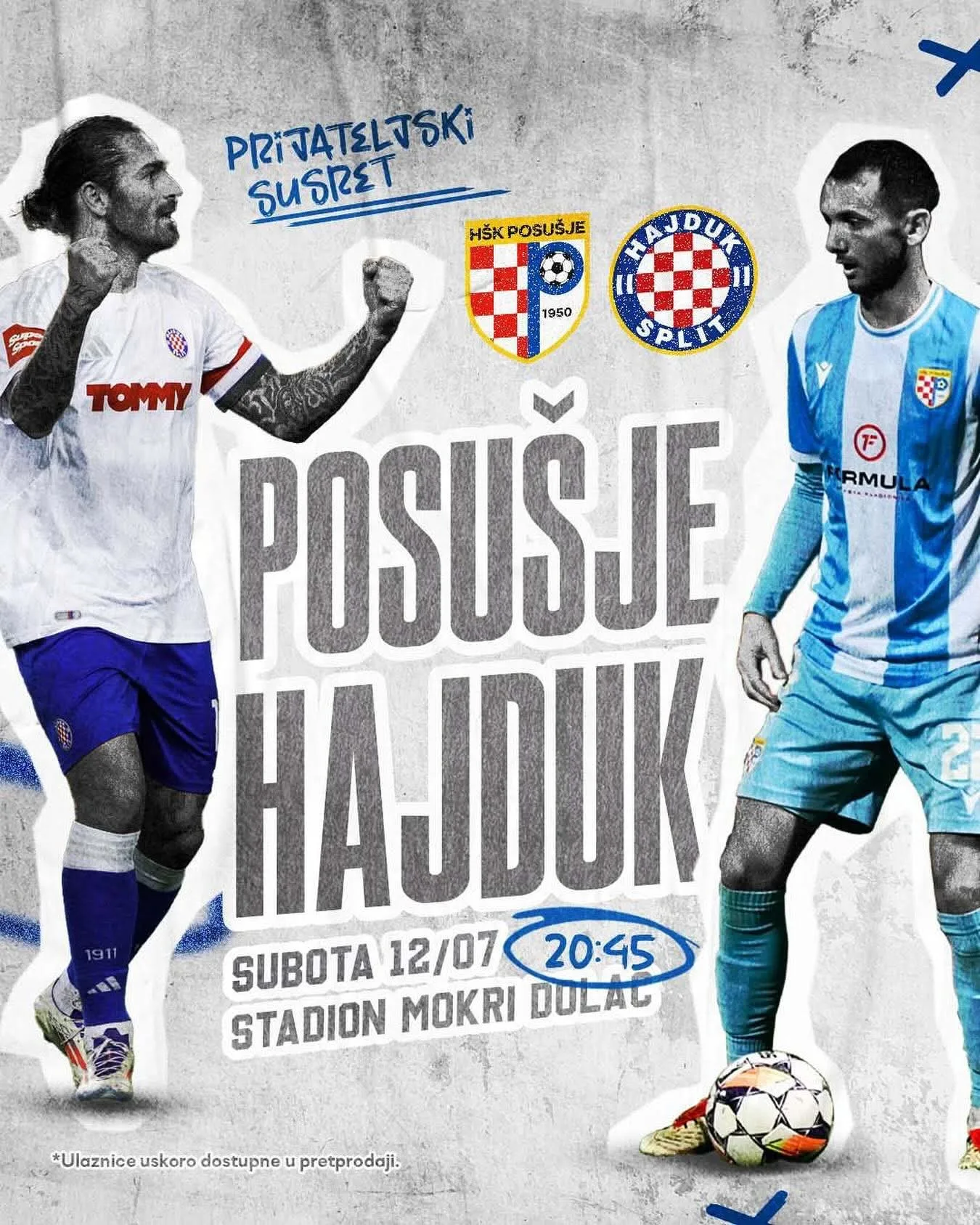 Spektakl u Posušju: Hajduk se vraća na Mokri Dolac nakon 19 godina