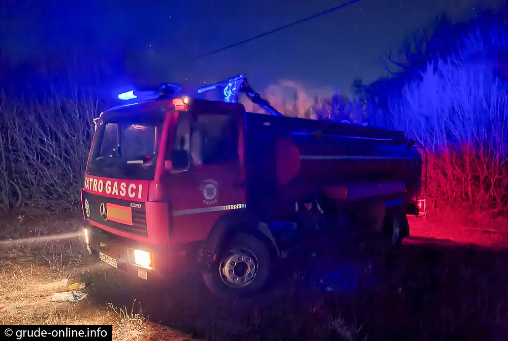 Tri intervencije grudskih vatrogasaca: Požari u Sovićima, Poganoj Vlaci i poslovnom objektu u Grudama
