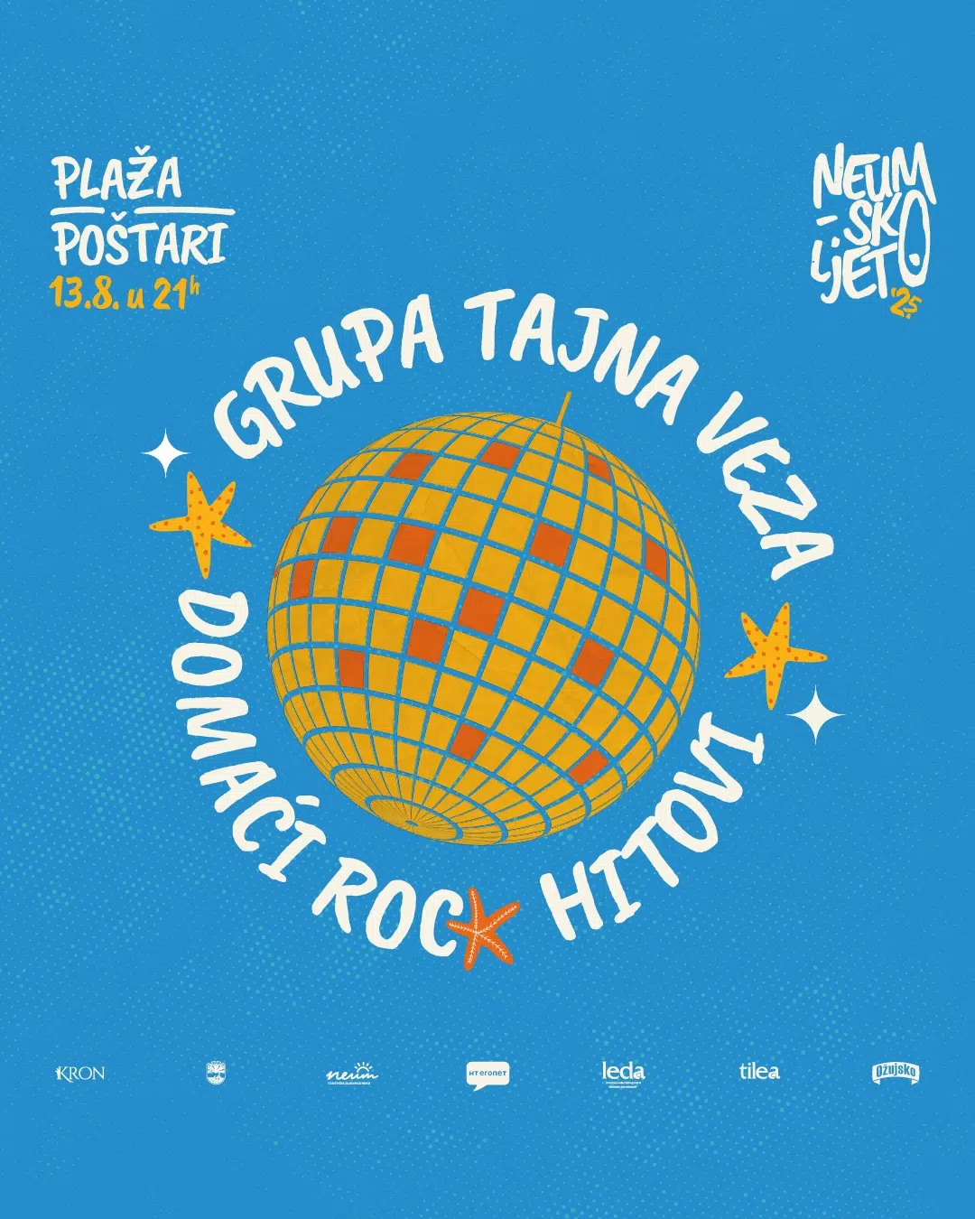 Neumsko ljeto se nastavlja: Najavljujemo koncert grupe “Tajna veza”