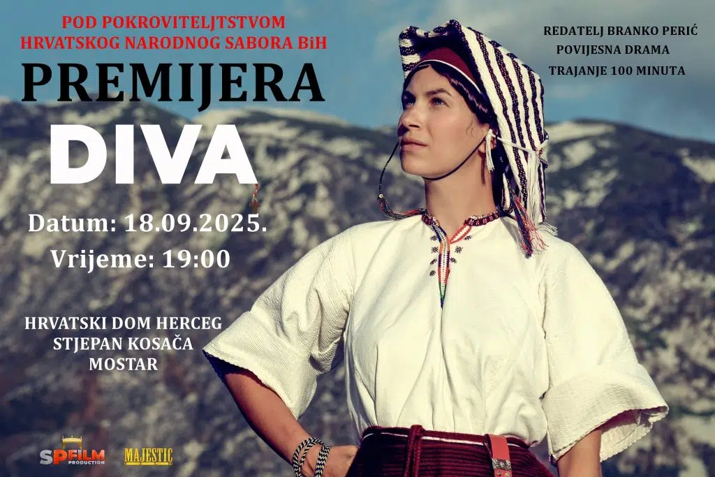 Premijera „Dive“ u Mostaru u rujnu: Karte uskoro u prodaji