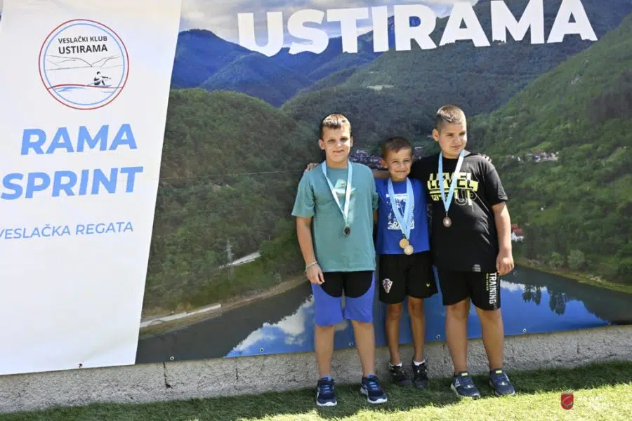Veslačka regata “Rama Sprint” održana na Ustirami